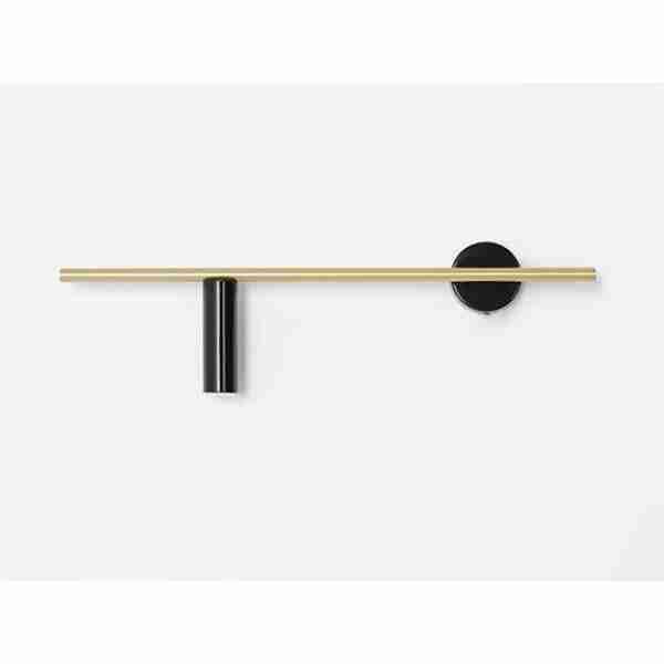 Sieninis šviestuvas TREVO BRASS/BLACK, Lima Design, Aldex, Sieninis šviestuvas TREVO BRASS/BLACK