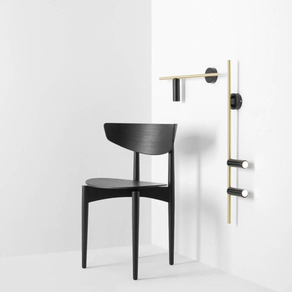 Sieninis šviestuvas TREVO BRASS/BLACK 2, Lima Design, Aldex, Sieninis šviestuvas TREVO BRASS/BLACK 2