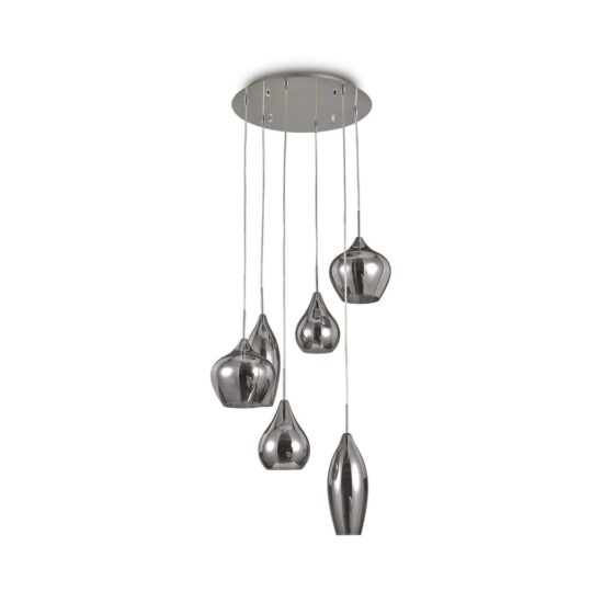 Pakabinamas šviestuvas SOFT SP6 FUME', 111841, Lima Design, Ideal Lux, Pakabinamas šviestuvas SOFT SP6 FUME', 111841