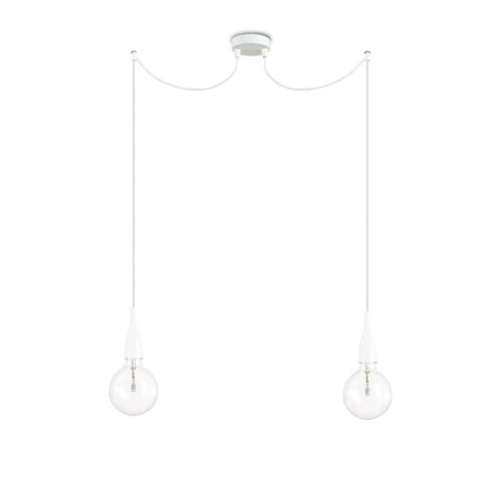 Pakabinamas šviestuvas MINIMAL SP2 BIANCO OPACO, 112718, Lima Design, Ideal Lux, Pakabinamas šviestuvas MINIMAL SP2 BIANCO OPACO, 112718