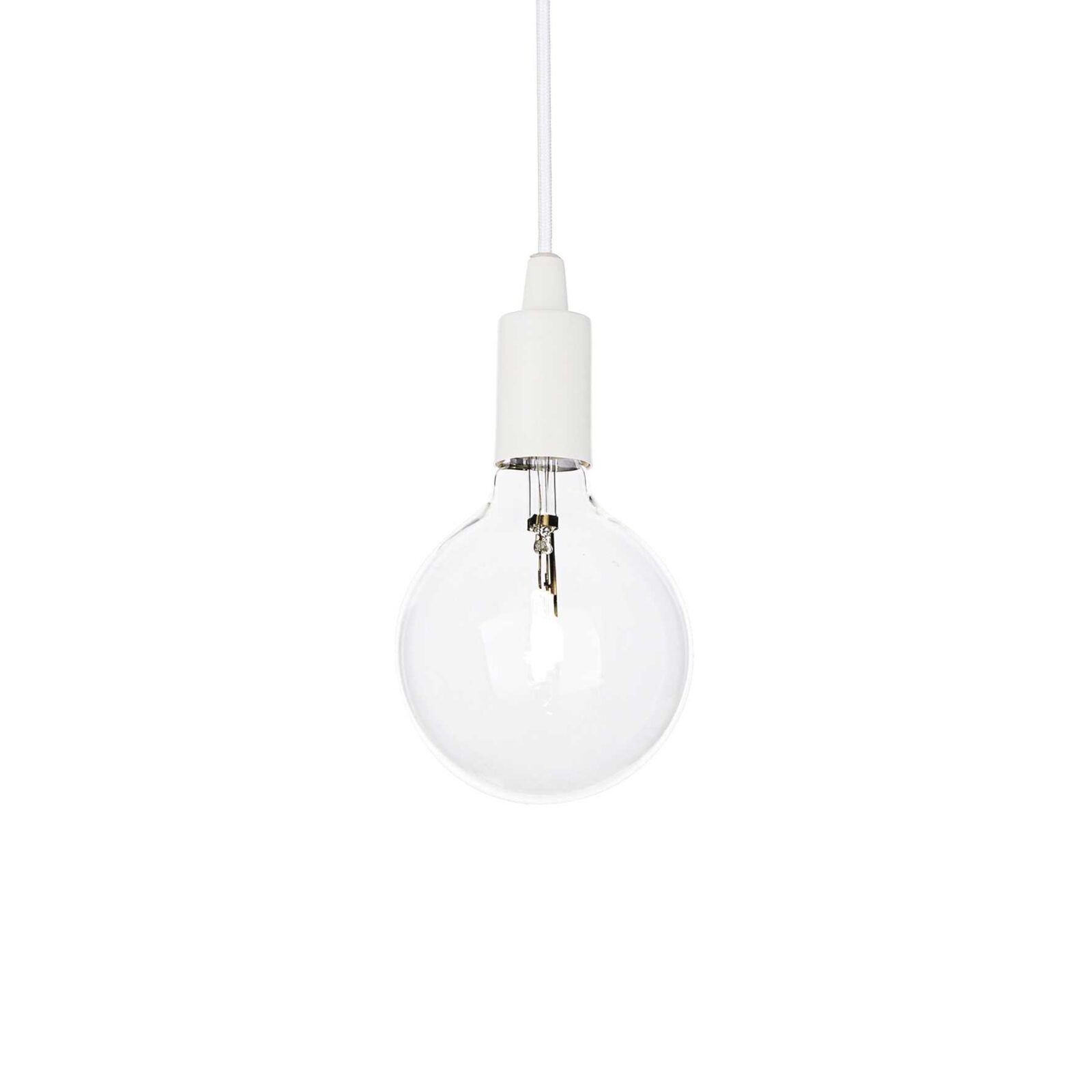 Pakabinamas šviestuvas EDISON SP1 BIANCO, 113302 1 Pakabinamas šviestuvas EDISON SP1 BIANCO, 113302, Lima Design, Ideal Lux, Pakabinamas šviestuvas EDISON SP1 BIANCO, 113302