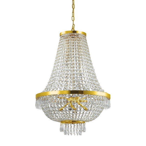 Pakabinamas šviestuvas CAESAR SP12 ORO, 114743, Lima Design, Ideal Lux, Pakabinamas šviestuvas CAESAR SP12 ORO, 114743