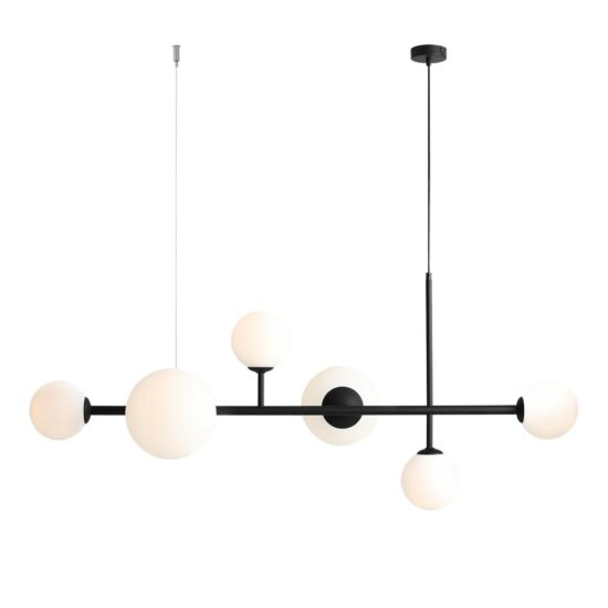 Pakabinamas šviestuvas DIONE 6 BLACK, Lima Design, Šviestuvai, Aldex,