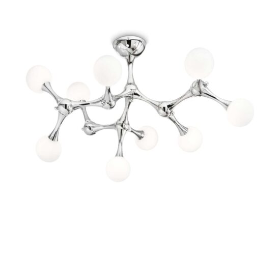Lubinis šviestuvas NODINO PL9 CROMO, 133393, Lima Design, Ideal Lux, Lubinis šviestuvas NODINO PL9 CROMO, 133393