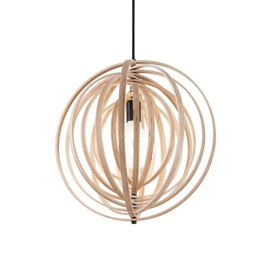 Pakabinamas šviestuvas DISCO SP1 LEGNO, 138275, Lima Design, Ideal Lux, Pakabinamas šviestuvas DISCO SP1 LEGNO, 138275