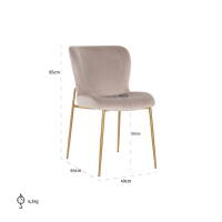 Valgomojo kėdė ODESSA KHAKI, Lima Design, Valgomojo baldai, Valgomojo kėdė ODESSA KHAKI