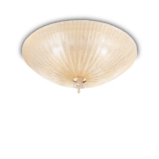 Lubinis šviestuvas SHELL PL6 AMBRA, 140193, Lima Design, Ideal Lux, Lubinis šviestuvas SHELL PL6 AMBRA, 140193