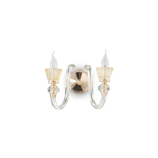 Sieninis šviestuvas STRAUSS AP2, 140599, Lima Design, Ideal Lux, Sieninis šviestuvas STRAUSS AP2, 140599