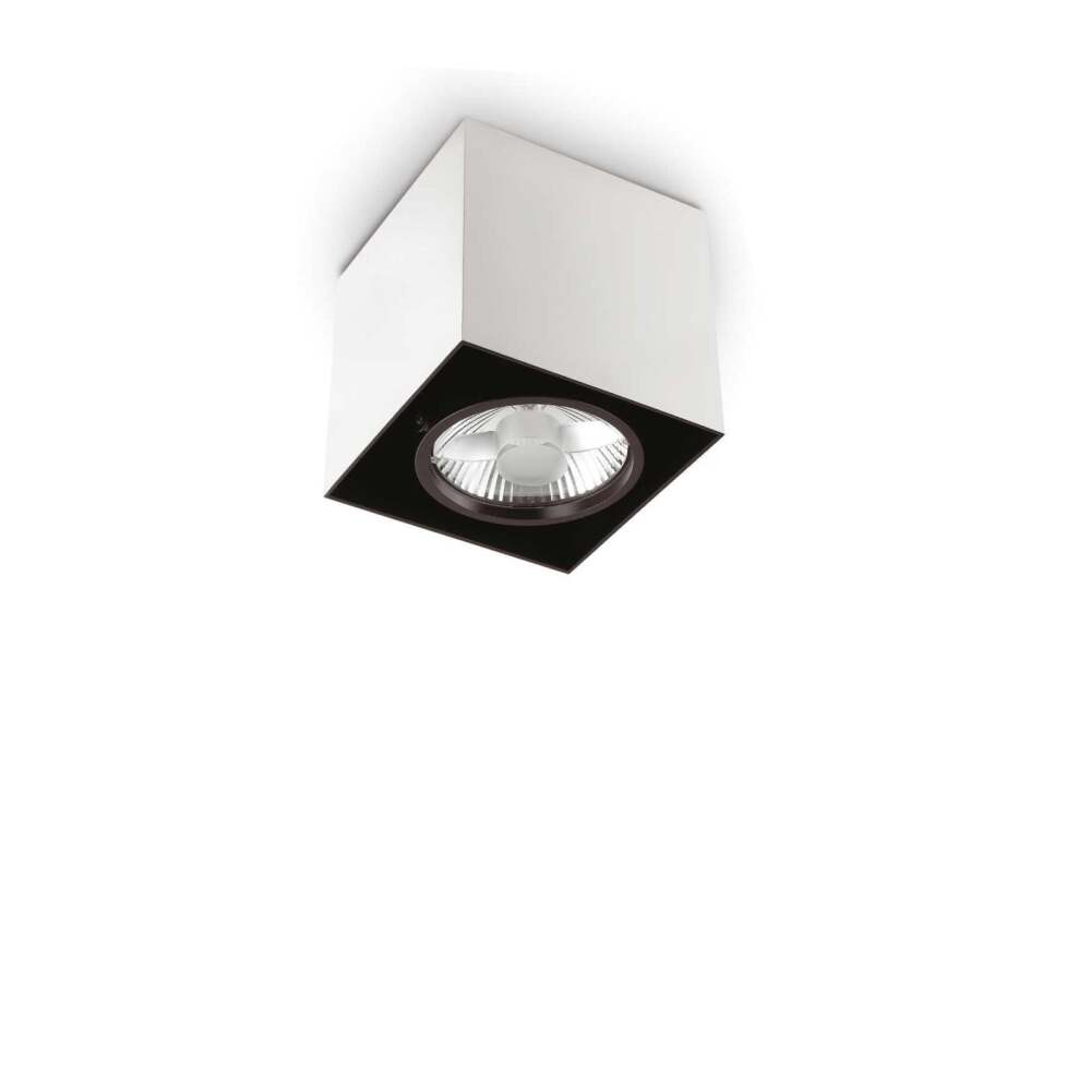 Lubinis šviestuvas MOOD PL1 D09 SQUARE BIANCO, 140902, Lima Design, Ideal Lux, Lubinis šviestuvas MOOD PL1 D09 SQUARE BIANCO, 140902