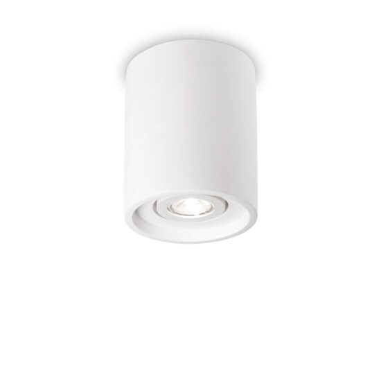 Lubinis šviestuvas OAK PL1 ROUND BIANCO, 150420, Lima Design, Ideal Lux, Lubinis šviestuvas OAK PL1 ROUND BIANCO, 150420