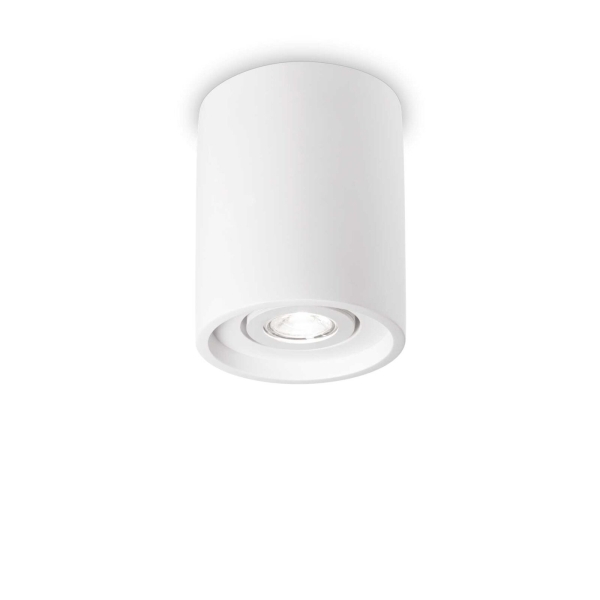 Lubinis šviestuvas OAK PL1 ROUND BIANCO, 150420, Lima Design, Ideal Lux, Lubinis šviestuvas OAK PL1 ROUND BIANCO, 150420