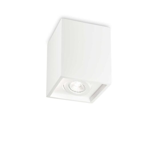 Lubinis šviestuvas OAK PL1 SQUARE BIANCO, 150468, Lima Design, Ideal Lux, Lubinis šviestuvas OAK PL1 SQUARE BIANCO, 150468