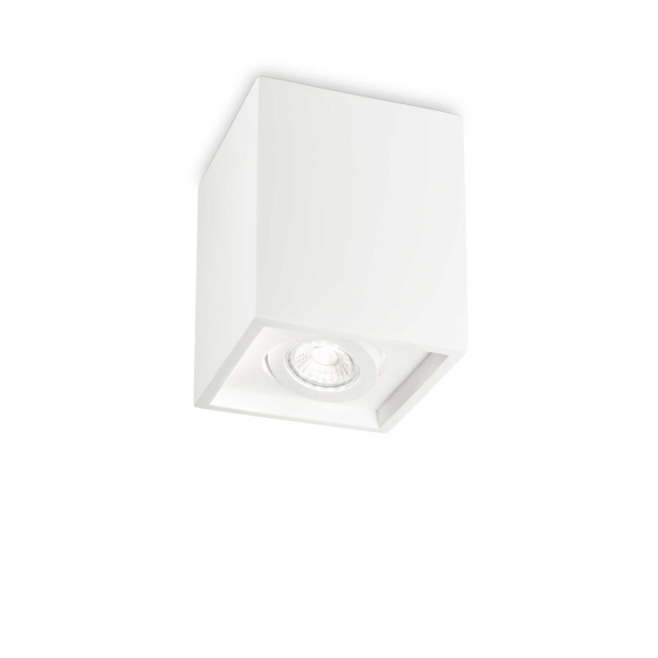 Lubinis šviestuvas OAK PL1 SQUARE BIANCO, 150468, Lima Design, Ideal Lux, Lubinis šviestuvas OAK PL1 SQUARE BIANCO, 150468