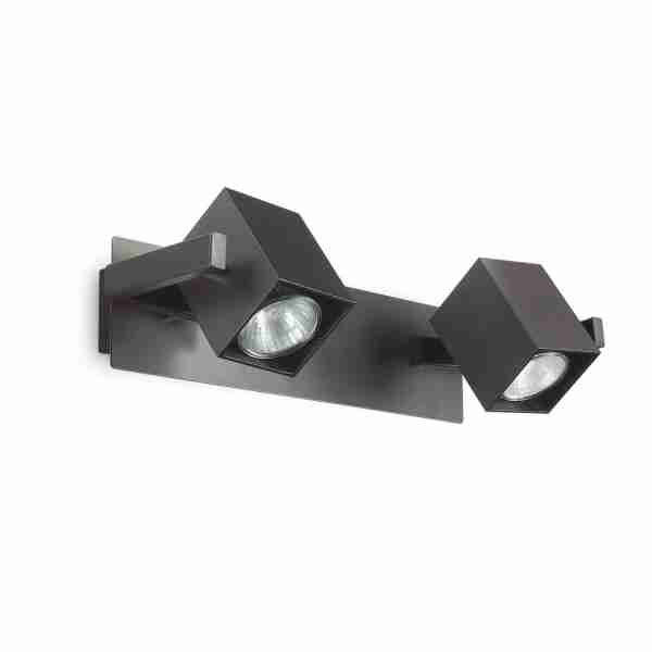 Sieninis šviestuvas MOUSE AP2 NERO, 156705, Lima Design, Ideal Lux, Sieninis šviestuvas MOUSE AP2 NERO, 156705