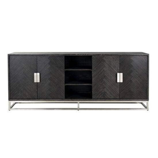 Komoda BLACKBONE SILVER 4 durų, Lima Design, Komodos ir spintos, Komoda BLACKBONE SILVER 4 durų