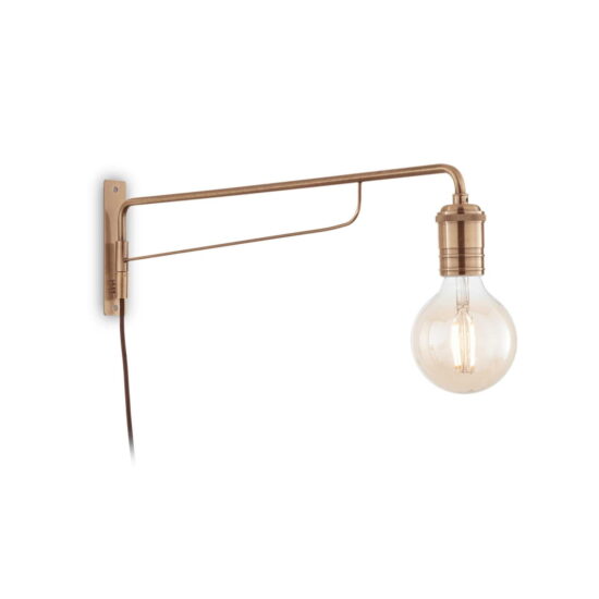 Sieninis šviestuvas TRIUMPH AP1 OTTONE, 160214, Lima Design, Ideal Lux, Sieninis šviestuvas TRIUMPH AP1 OTTONE, 160214