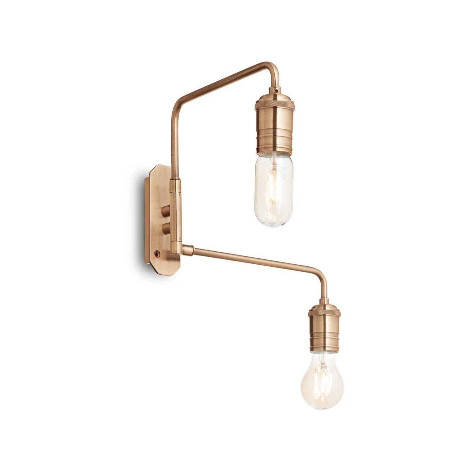 Sieninis šviestuvas TRIUMPH AP2 OTTONE, 160245 1 Sieninis šviestuvas TRIUMPH AP2 OTTONE, 160245, Lima Design, Ideal Lux, Sieninis šviestuvas TRIUMPH AP2 OTTONE, 160245