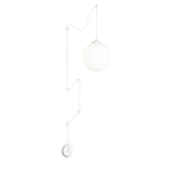 Pakabinamas šviestuvas BOA SP1 BIANCO, 160863, Lima Design, Ideal Lux, Pakabinamas šviestuvas BOA SP1 BIANCO, 160863