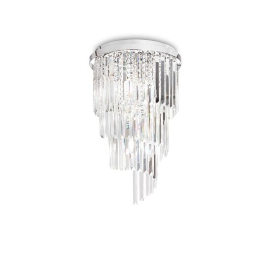 Lubinis šviestuvas CARLTON PL8 CROMO, 168920, Lima Design, Ideal Lux, Lubinis šviestuvas CARLTON PL8 CROMO, 168920