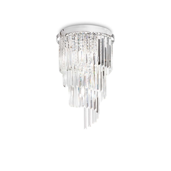 Lubinis šviestuvas CARLTON PL8 CROMO, 168920, Lima Design, Ideal Lux, Lubinis šviestuvas CARLTON PL8 CROMO, 168920