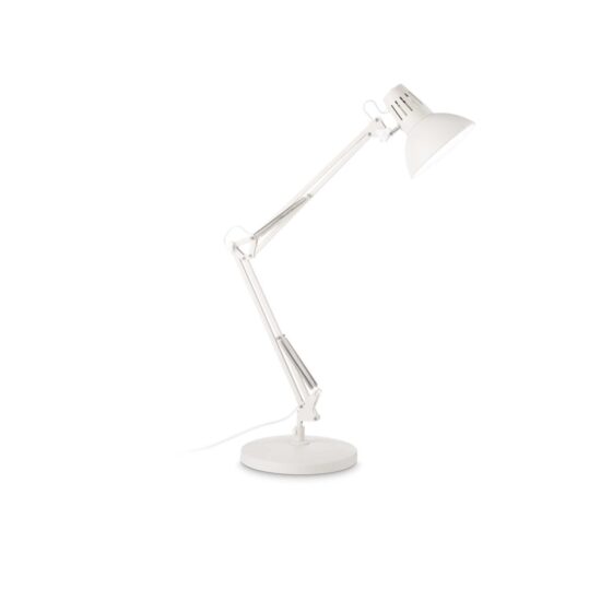 Stalinis šviestuvas WALLY TL1 TOTAL WHITE, 193991, Lima Design, Ideal Lux, Stalinis šviestuvas WALLY TL1 TOTAL WHITE, 193991
