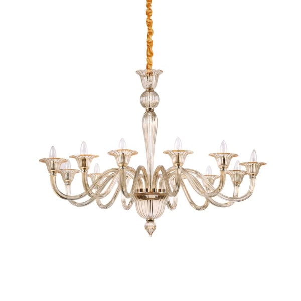 Pakabinamas šviestuvas BRIGITTA SP12 AMBRA, 199405, Lima Design, Ideal Lux, Pakabinamas šviestuvas BRIGITTA SP12 AMBRA, 199405