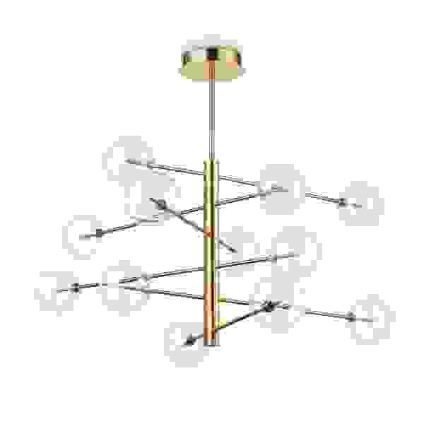 Pakabinamas šviestuvas EQUINOXE SP12 OTTONE, 200125, Lima Design, Ideal Lux, Pakabinamas šviestuvas EQUINOXE SP12 OTTONE, 200125