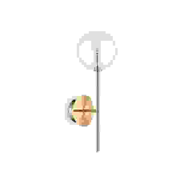 Sieninis šviestuvas EQUINOXE AP1 OTTONE, 200149, Lima Design, Ideal Lux, Sieninis šviestuvas EQUINOXE AP1 OTTONE, 200149