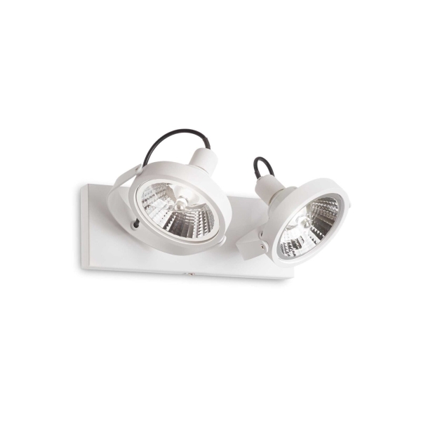 Lubinis šviestuvas GLIM PL2 BIANCO, 200200, Lima Design, Ideal Lux, Lubinis šviestuvas GLIM PL2 BIANCO, 200200