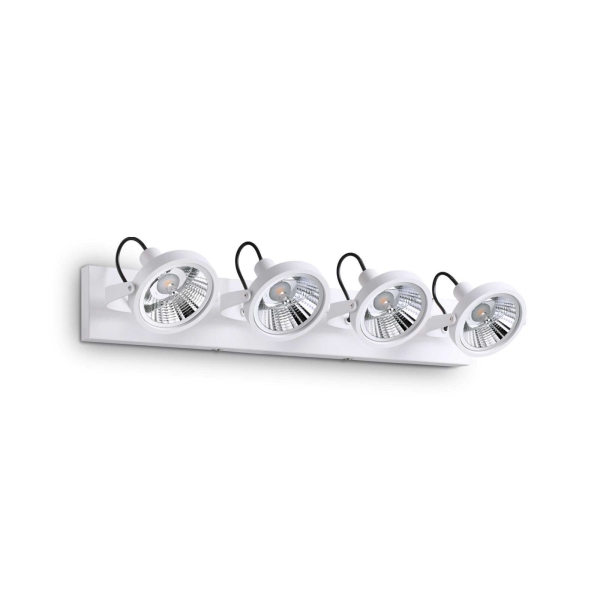 Lubinis šviestuvas GLIM PL4 BIANCO, 200217, Lima Design, Ideal Lux, Lubinis šviestuvas GLIM PL4 BIANCO, 200217