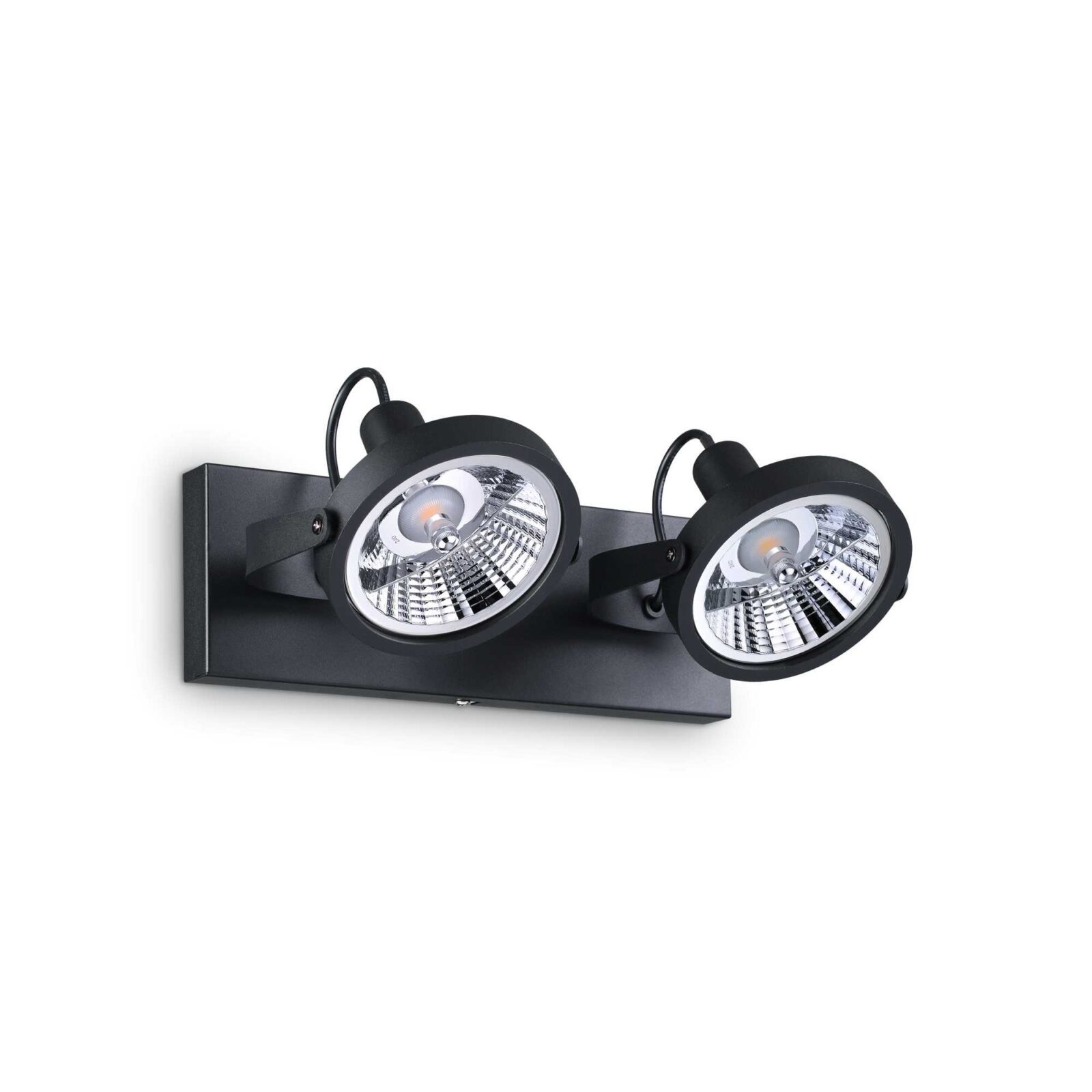 Lubinis šviestuvas GLIM PL2 NERO, 200248 1 Lubinis šviestuvas GLIM PL2 NERO, 200248, Lima Design, Ideal Lux, Lubinis šviestuvas GLIM PL2 NERO, 200248