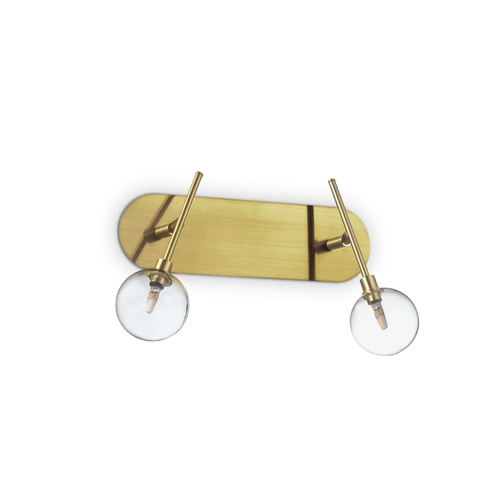 Sieninis šviestuvas MARACAS AP2 OTTONE, 200347 1 Sieninis šviestuvas MARACAS AP2 OTTONE, 200347, Lima Design, Ideal Lux, Sieninis šviestuvas MARACAS AP2 OTTONE, 200347