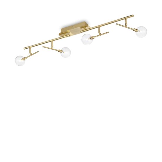 Lubinis šviestuvas MARACAS PL4 OTTONE, 200354, Lima Design, Ideal Lux, Lubinis šviestuvas MARACAS PL4 OTTONE, 200354