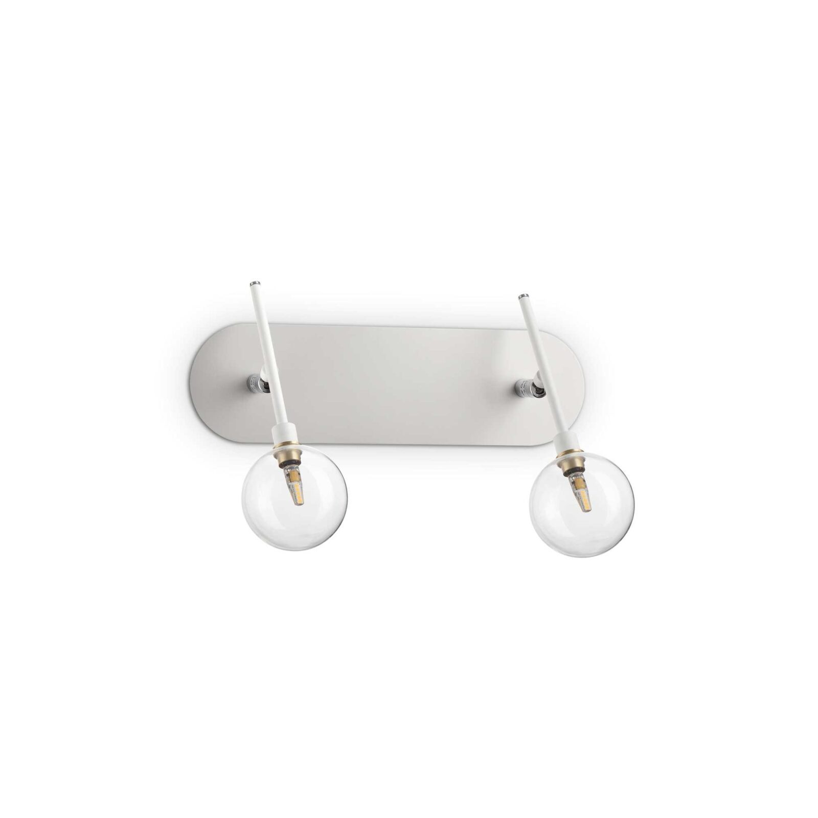 Sieninis šviestuvas MARACAS AP2 BIANCO, 200385 1 Sieninis šviestuvas MARACAS AP2 BIANCO, 200385, Lima Design, Ideal Lux, Sieninis šviestuvas MARACAS AP2 BIANCO, 200385