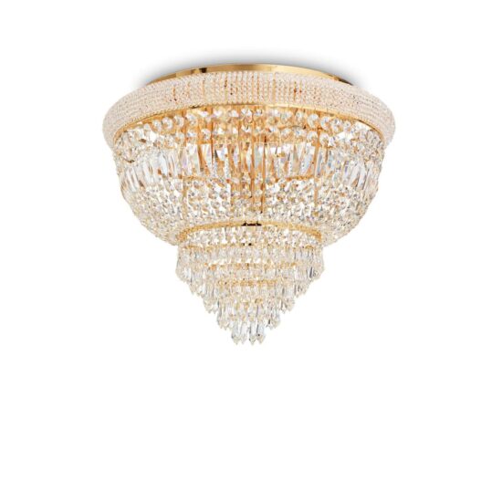 Lubinis šviestuvas DUBAI PL6 OTTONE, 201016, Lima Design, Ideal Lux, Lubinis šviestuvas DUBAI PL6 OTTONE, 201016