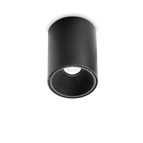 Lubinis šviestuvas NITRO PL 15W ROUND NERO, 205984, Lima Design, Ideal Lux, Lubinis šviestuvas NITRO PL 15W ROUND NERO, 205984