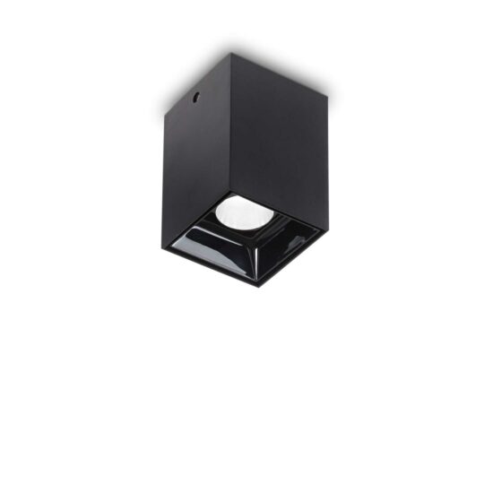 Lubinis šviestuvas NITRO PL 10W SQUARE NERO, 206042, Lima Design, Ideal Lux, Lubinis šviestuvas NITRO PL 10W SQUARE NERO, 206042