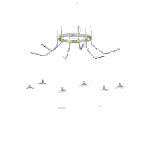 Pakabinamas šviestuvas KAROUSEL SP6, 206387, Lima Design, Ideal Lux, Pakabinamas šviestuvas KAROUSEL SP6, 206387