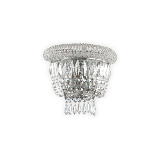 Sieninis šviestuvas DUBAI AP2 CROMO, 207155, Lima Design, Ideal Lux, Sieninis šviestuvas DUBAI AP2 CROMO, 207155