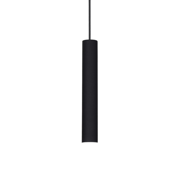 Pakabinamas šviestuvas TUBE SP D4 NERO, 211466, Lima Design, Ideal Lux, Pakabinamas šviestuvas TUBE SP D4 NERO, 211466