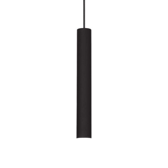 Pakabinamas šviestuvas TUBE SP D6 NERO, 211718, Lima Design, Ideal Lux, Pakabinamas šviestuvas TUBE SP D6 NERO, 211718