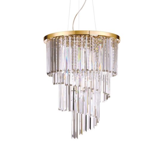 Pakabinamas šviestuvas CARLTON SP12 ORO, 213521, Lima Design, Ideal Lux, Pakabinamas šviestuvas CARLTON SP12 ORO, 213521