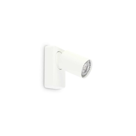 Sieninis šviestuvas RUDY AP1 ROUND BIANCO, 229027, Lima Design, Ideal Lux, Sieninis šviestuvas RUDY AP1 ROUND BIANCO, 229027