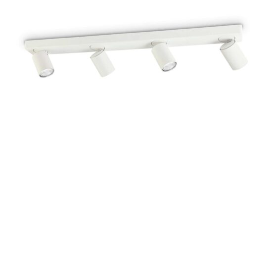 Lubinis šviestuvas RUDY PL4 ROUND BIANCO, 229089, Lima Design, Ideal Lux, Lubinis šviestuvas RUDY PL4 ROUND BIANCO, 229089