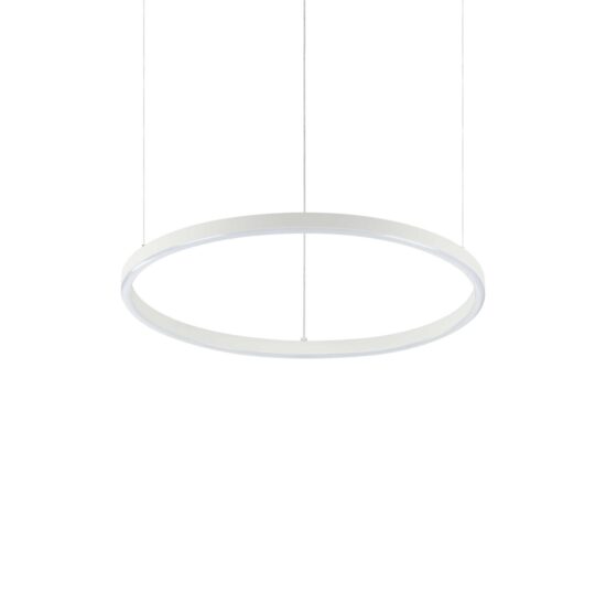 Pakabinamas šviestuvas ORACLE SLIM SP D050 ROUND 3000K ON-OFF WH, 229461, Lima Design, Ideal Lux, Pakabinamas šviestuvas ORACLE SLIM SP D050 ROUND 3000K ON-OFF WH, 229461
