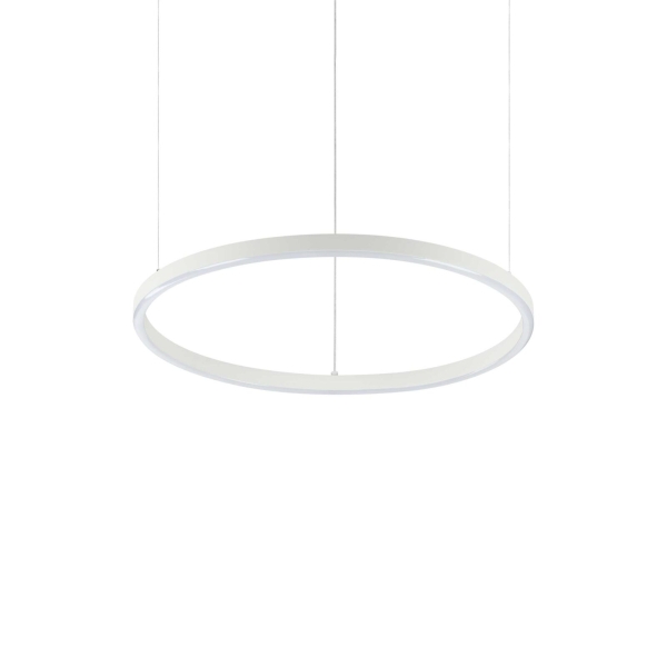 Pakabinamas šviestuvas ORACLE SLIM SP D050 ROUND 3000K ON-OFF WH, 229461, Lima Design, Ideal Lux, Pakabinamas šviestuvas ORACLE SLIM SP D050 ROUND 3000K ON-OFF WH, 229461