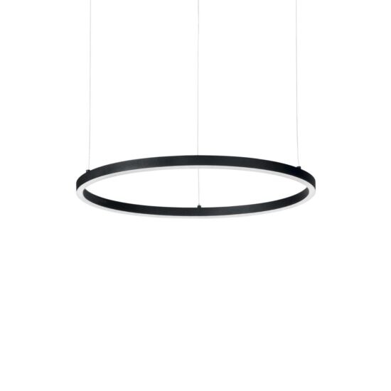 Pakabinamas šviestuvas ORACLE SLIM SP D050 ROUND 3000K ON-OFF BK, 229492, Lima Design, Ideal Lux, Pakabinamas šviestuvas ORACLE SLIM SP D050 ROUND 3000K ON-OFF BK, 229492