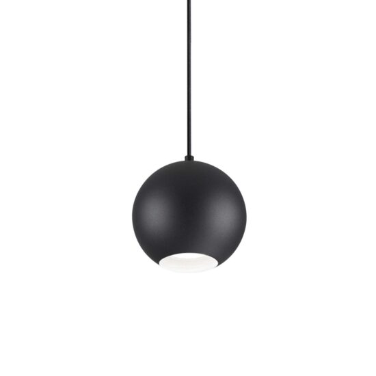 Pakabinamas šviestuvas MR JACK SP1 BIG NERO, 231297, Lima Design, Ideal Lux, Pakabinamas šviestuvas MR JACK SP1 BIG NERO, 231297