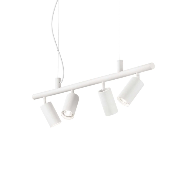 Pakabinamas šviestuvas DYNAMITE SP4 BIANCO, 231372, Lima Design, Ideal Lux, Pakabinamas šviestuvas DYNAMITE SP4 BIANCO, 231372