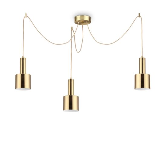 Pakabinamas šviestuvas HOLLY SP3 OTTONE, 231600, Lima Design, Ideal Lux, Pakabinamas šviestuvas HOLLY SP3 OTTONE, 231600